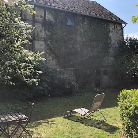 Pretty Half-timbered On Romantic Yard *